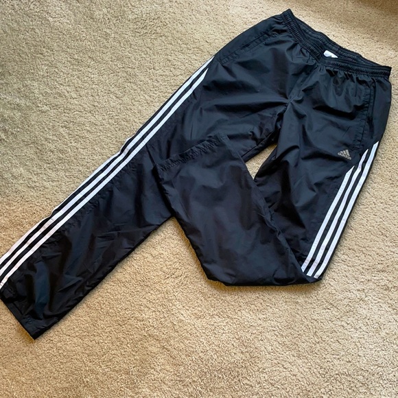 Adidas swishy track pants Clearance